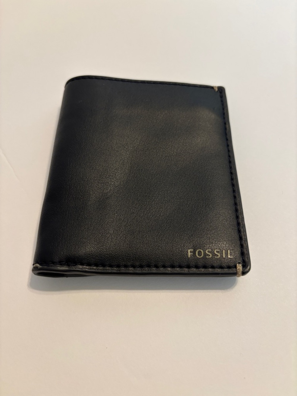 Fossil Black Leather Card Holder men’s Wallet